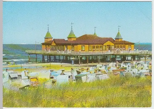 (24948) AK Ahlbeck, Usedom, Seebrücke 1989