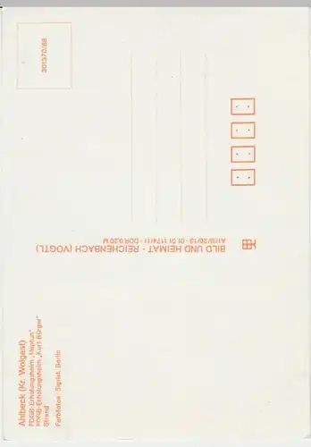 (24935) AK Ahlbeck, Usedom, Mehrbildkarte 1988