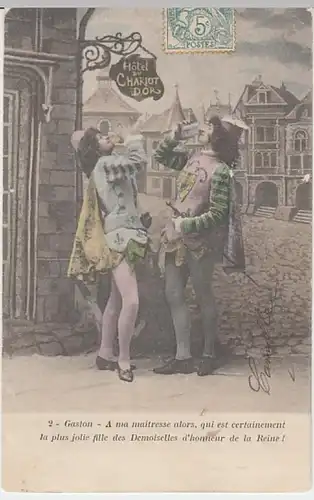 (24929) AK Sprüche, Gaston- A ma maitresse alors 1906