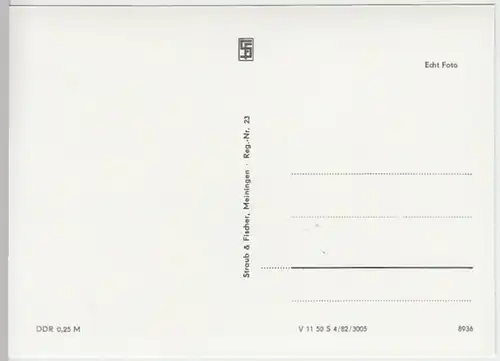 (24927) Foto AK Friedrichroda, Mehrbildkarte 1982