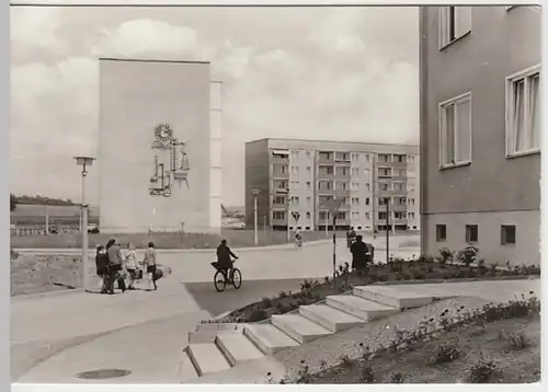 (24903) Foto AK Nünchritz, Karl-Liebknecht-Ring 1981