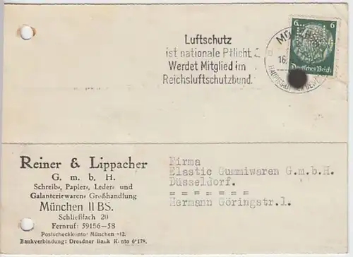 (24839) Postkarte DR 1936 v. Reiner & Lippacher G.m.b.H. München