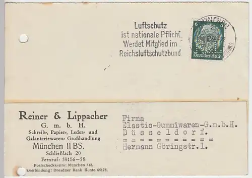 (24835) Postkarte DR 1936 v. Reiner & Lippacher G.m.b.H. München