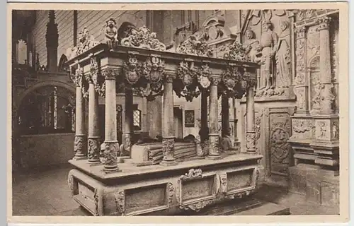 (24674) AK Wertheim, evang. Stiftskirche, Grab Ludwig II., vor 1945