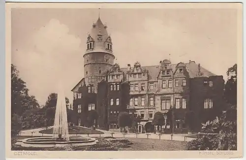 (24670) AK Detmold, Schloss, vor 1945