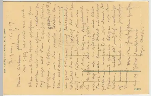 (24653) AK St. Goar, Burg Rheinfels 1917