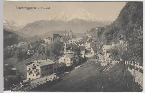 (24640) AK Berchtesgaden, Blick vom Nonntal, vor 1945