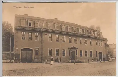 (24636) AK Weimar, Goethehaus, vor 1945