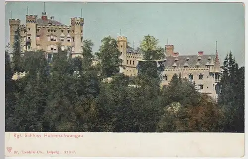 (24620) AK Schwangau, Schloss Hohenschwangau, bis 1905
