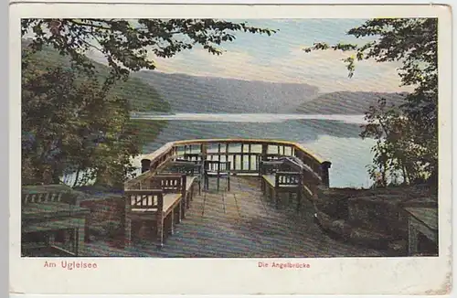 (24619) AK Eutin, Sielbeck, Ukleisee, Angelbrücke, Holst. Schweiz 1907