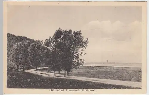 (24610) AK Timmendorfer Strand, Weg am Strand, vor 1945