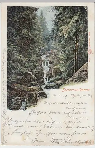 (24597) AK Harz, Steinerne Renne 1901