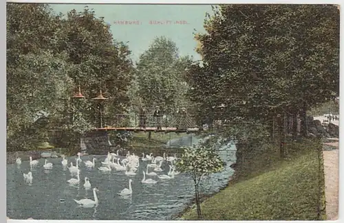 (24541) AK Hamburg, Gurlittinsel 1907