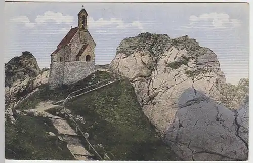 (24523) AK Wendelstein, Kirchlein, Schweigerwand, vor 1945