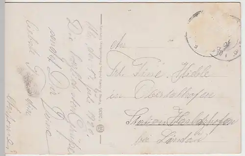 (24515) AK Ulm, Donau, Rathaus, Münster 1920