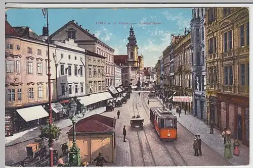 (24489) AK Linz, Donau, Landstraße, vor 1945
