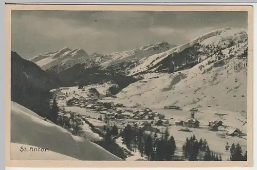(24486) AK St. Anton am Arlberg, Panorama 1934