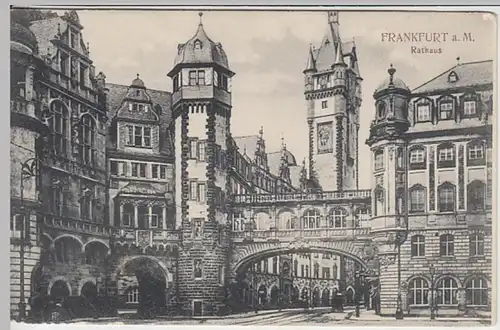 (24462) AK Frankfurt am Main, Rathaus, vor 1945