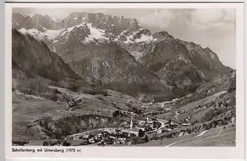 (24421) Foto AK Schellenberg, Marktschellenberg, Panorama 1953