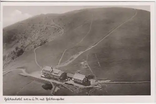 (24402) Foto AK Belchen, Schwarzwald, Hotel, Gipfel, vor 1945
