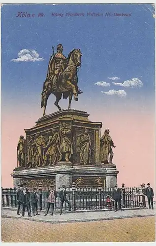 (24378) AK Köln, Denkmal König Friedrich Wilhelm III., vor 1945