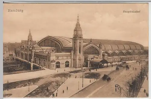 (24350) AK Hamburg, Hauptbahnhof, vor 1945