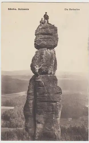(24295) AK Sächs. Schweiz, Barbarine, vor 1945
