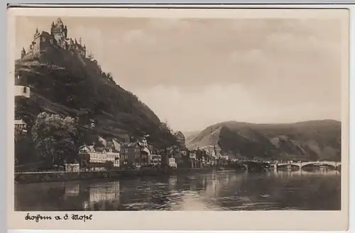 (24291) Foto AK Cochem, Reichsburg, Stadtansicht 1936