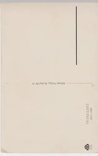 (24232) Künstler AK Franz Liszt, vor 1945