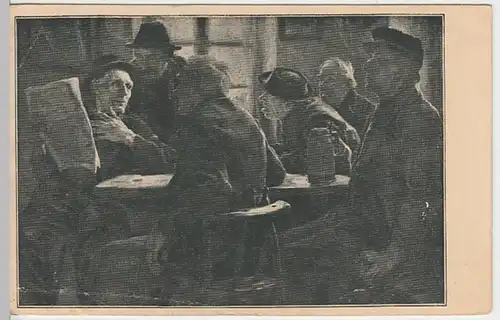 (24181) Künstler AK Hans Best, Kriegskritiker, Feldpost 1917
