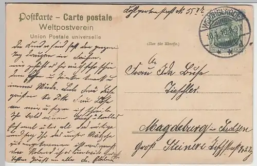 (24149) AK Wernigerode, Mehrbildkarte, Rathaus 1910