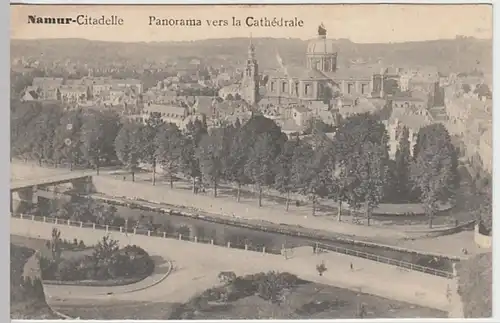 (24116) AK Namur, Kathedrale, Feldpost 1917