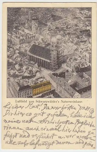 (24091) AK München, Schwarzwälders Naturweinhaus 1930