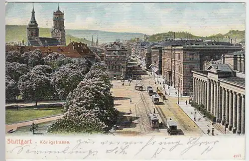 (24067) AK Stuttgart, Königstraße 1903