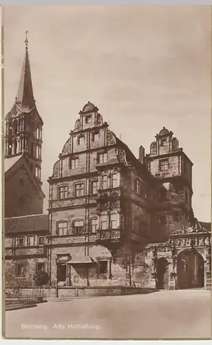 (24051) Foto AK Bamberg, Alte Hofhaltung, vor 1945