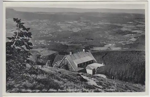 (24001) AK Riesengebirge, Karkonosze, Alte Schlesische Baude, vor 1945