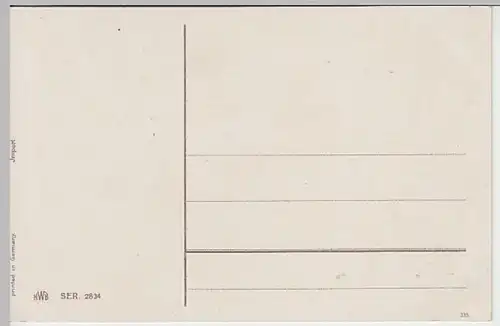 (23982) AK Sprüche, Es nicken die duftigen Blumen, vor 1945