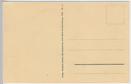 (23953) AK Schwarzatal, Ingofelsen, vor 1945