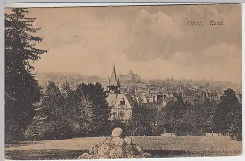 (23952) AK Erfurt, Panorama 1923