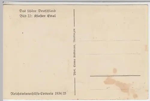 (23946) AK Ettal, Kloster 1935