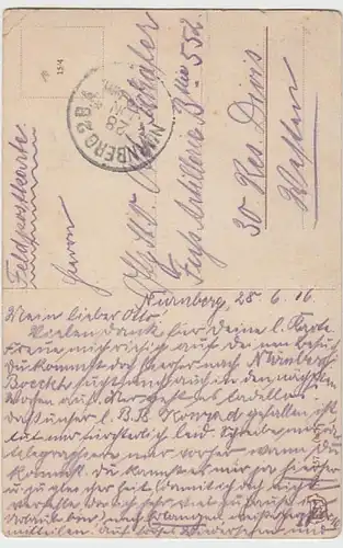 (23857) Künstler AK Militaria, Damenwahl, Feldpost 1916