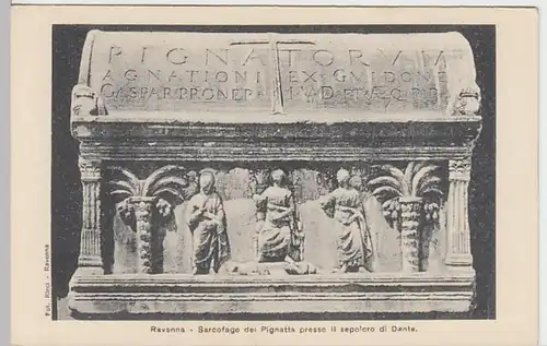 (23840) AK Ravenna, Sarkophag des Pinata an Dantes Grab? vor 1945