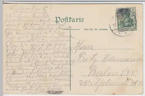 (23820) AK Bad Kösen, Mehrbildkarte, um 1907