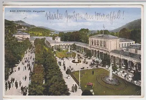 (23811) AK Bad Kissingen, Kurgarten 1932