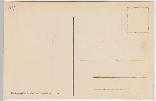 (23777) AK Interlaken, Heimwehfluh, Eiger Mönch, Jungfrau 1909