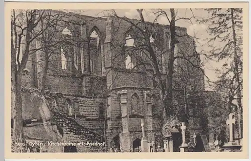 (23753) AK Oybin, Kirchenruine, Friedhof