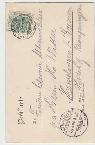 (23749) AK Harz, Bodetal, Hexentanzplatz, Hirschgrund 1904