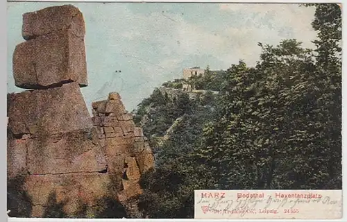 (23747) AK Harz, Bodetal, Hexentanzplatz 1905