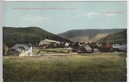 (23723) AK Gehlberg, Thür. Wald, Panorama 1916