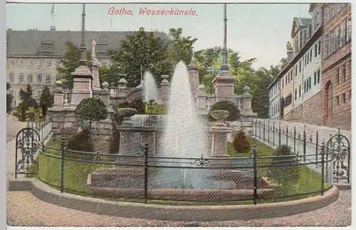 (23678) AK Gotha, Wasserkünste 1918